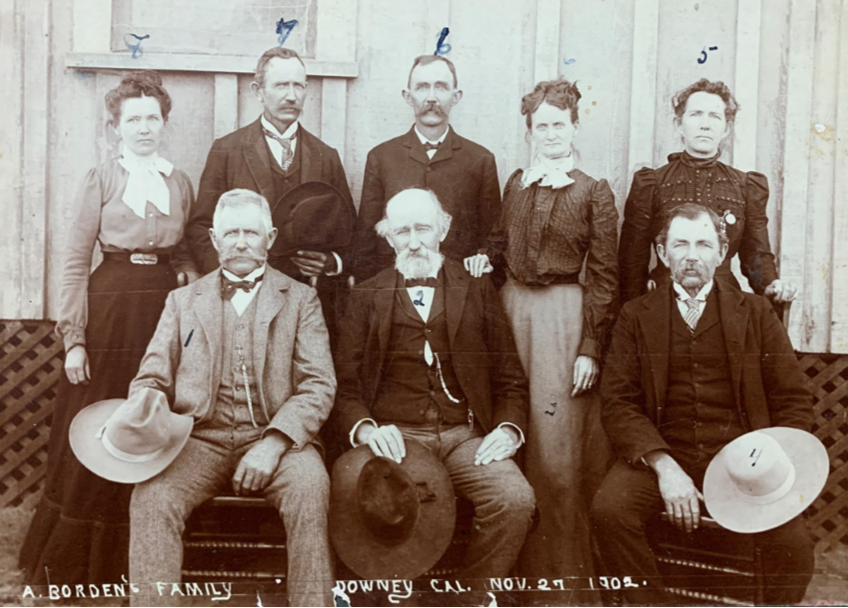 1902 image of the Borden family 